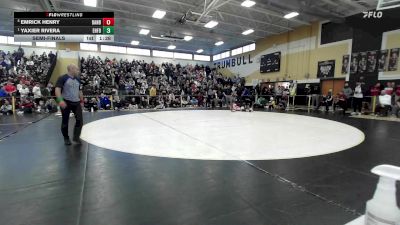 157 lbs Semifinal - Emrick Henry, Danbury vs Yaxier Rivera, East Hartford