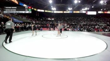 3A 150 lbs 3rd Place Match - Tucker Henne, Nampa Christian vs Jayce Haynes, Kellogg