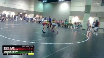 160 lbs Placement Matches (16 Team) - Maddox Vernon, Intense Wrestling vs Dylan Busch, Nebraska Wave Hogs