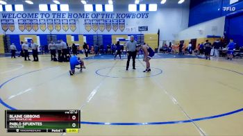 175 Blue Cons. Round 1 - Blaine Gibbons, Lake Brantley Hs vs Pablo Sifuentes, South Dade