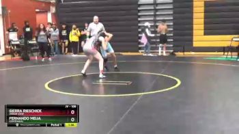 106 lbs Quarterfinal - Sierra Rieschick, Arbor View vs Fernando Meija, Centennial