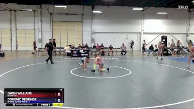 92 lbs Round 3 (6 Team) - Owen Williams, Idaho vs Domenic DeGraide, Rhode Island White