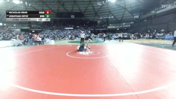 Boys 3A 190 lbs Cons. Round 3 - Jonathan Ortiz, Mount Vernon vs Nickolas Near, River Ridge