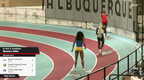 Women's 400m, Finals 3