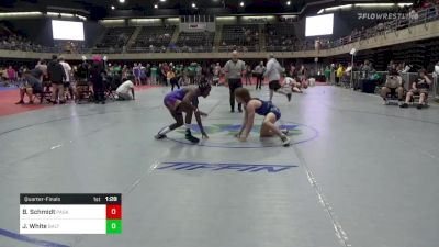 135 lbs Quarterfinal - Beau Schmidt, Pasadena vs Jaden White, Baltimore