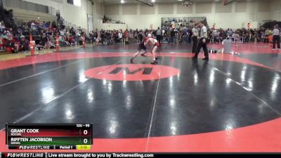 95 lbs Champ. Round 1 - Grant Cook, ROCORI vs Rifften Jacobson, NRHEG