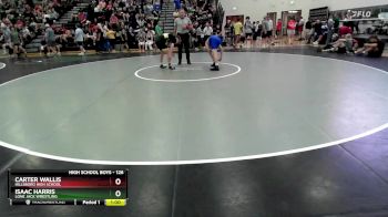 126 lbs Cons. Round 2 - Isaac Harris, Lone Jack Wrestling vs Carter Wallis, Hillsboro High School