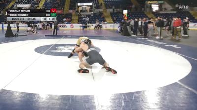 190 lbs Consolation - Joshua Hindin, Foxborough vs Cole Bonner, Duxbury