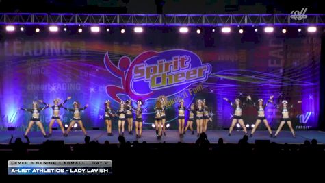 A-List Athletics - Lady Lavish [2026 L6 Senior - XSmall Day 2] 2026 Spirit Cheer Grand Nationals