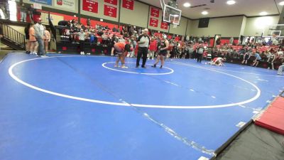 190 lbs Rr Rnd 2 - Braylee Hess, Poteau vs Johrdynn Webber, Hilldale