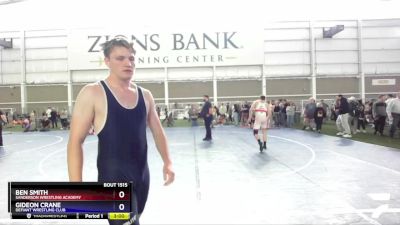 175 lbs Semifinal - Ben Smith, Sanderson Wrestling Academy vs Gideon Crane, Defiant Wrestling Club