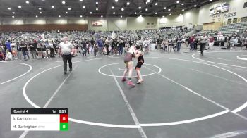 Consi Of 4 - Addison Carrion, Douglas County Grapplers vs Magdalena Burlingham, Sparks Wrestling