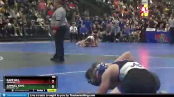 170 lbs Finals (8 Team) - Rafe Hill, Arapahoe vs Samuel King, Ravenna