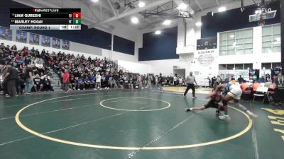 120 lbs Champ. Round 1 - Liam Qureshi, Fountain Valley vs Marley Hogai, El Toro