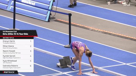 High School Girls' 200m, Finals 7