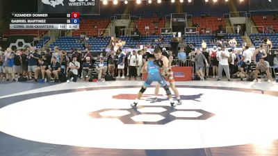 113 lbs Cons. Sub-quarters - Xzander Donner, Kansas vs Gabriel Martinez, California