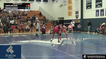 Girls-180 lbs Semifinal - Saniya Williams, Nick`s Knights vs Brianna Murray, Clarke`s Dream Team