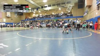 100lbs Cons. Round 5 - Kennedy Chevallier, Auburn Riverside (Girls) vs Onica Sanchez, Granger (Girls)