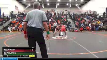 182 lbs Semifinal - Maliki Allen, Liberty vs Eli Finlayson, Elko