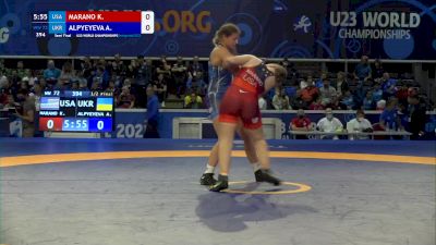72 kg Semifinal - Kayla Marie Marano, Usa vs Anastasiya Alpyeyeva, Ukr