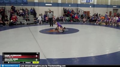 73 lbs Placement (4 Team) - Deacon Gibbs, Brownsburg vs Hank Ausbrooks, Mater Dei