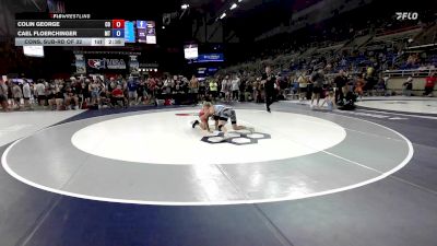 120 lbs Cons. Sub-rd Of 32 - Colin George, CO vs Cael Floerchinger, MT
