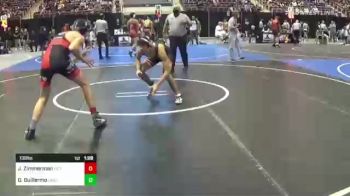 130 lbs Round Of 32 - Jaden Zimmerman, Victory Wrestling vs Dylan Guillermo, CVBJJ