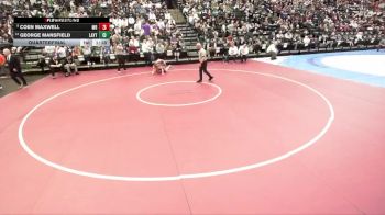 6A 165 lbs Quarterfinal - Coen Maxwell, Mountain Ridge vs George Mansfield, Layton