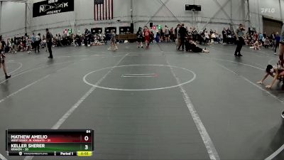 84 lbs Round 1 (4 Team) - Mathew Amelio, West Essex Jr. Knights vs Keller Sherer, Kraken