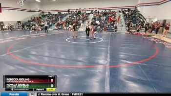 107 lbs Round 3 - Nevada Daniels, Katy Cinco Ranch (Girls) vs Rebecca Ridling, San Antonio Churchill (Girls)