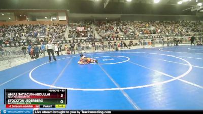 93 lbs Semifinal - Amias Satiacum-Abdullah, Team Aggression WC vs Stockton Jederberg, Eastern Oregon Elite