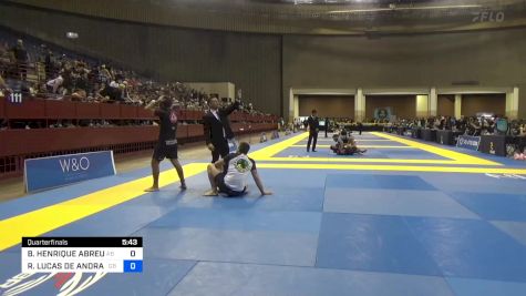BRENO HENRIQUE ABREU vs ROMUALDO LUCAS DE ANDRADE 2024 Pan IBJJF Jiu-Jitsu No-Gi Championship