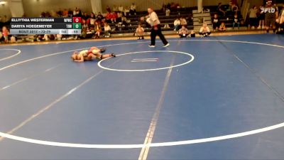 72-79 lbs Semifinal - Elliythia Westerman, West Point Wrestling Club vs Dariya Hoegemeyer, The Best Wrestler