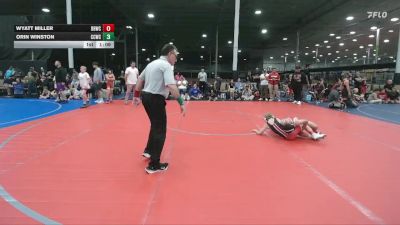 72 lbs Round 3 (6 Team) - Wyatt Miller, Barn Brothers WC vs Orin Winston, Capital City WC
