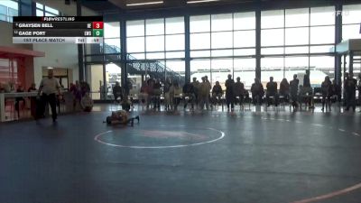 54 lbs 1st Place Match - Gage Port, Lynx Wrestling Club vs Graysen Bell, DC Elite