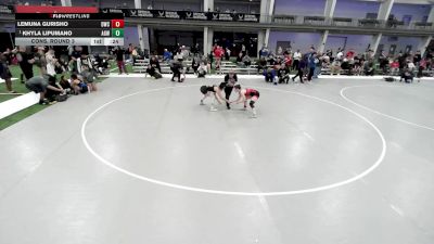 Junior Girls - 110 lbs Cons. Round 5 - Katie Biscoglia, Ubasa Wrestling Academy vs Kayleigh Milam, Missouri