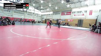 120 lbs Cons. Round 3 - Dajeyri Garcia, Maria Carrillo vs Mariam Wahba, American