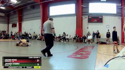 150 lbs Placement (16 Team) - Braxtyn Hough, South Adams vs Jayden Disbro, Milan