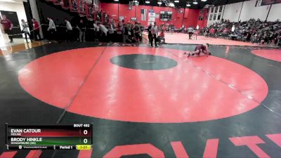 138 lbs Cons. Round 2 - Brody Hinkle, SCHAUMBURG (HS) vs Evan Catour, MOLINE