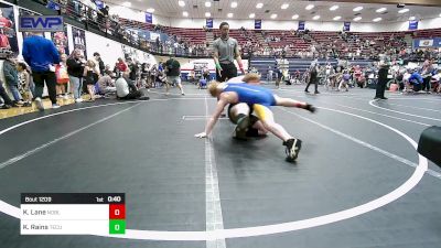 Rr Rnd 1 - Kaden Lane, Noble Takedown Club vs Kaleb Rains, Tecumseh Youth Wrestling