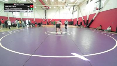 285 lbs Cons. Round 2 - Alejandro Scolari, Palomar College vs James Flores, Unattached