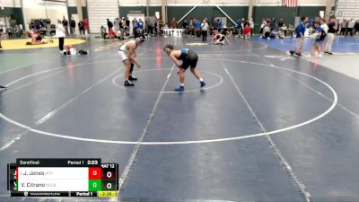 133 lbs Semifinal - Jacob Jones, Air Force Prep vs Vincent Citrano, Northeast Oklahoma