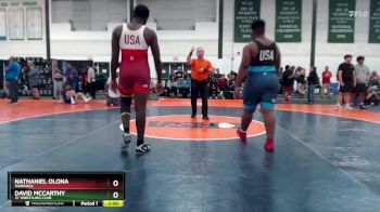 222-282 lbs Quarterfinal - Nathaniel Olona, Wardogs vs David McCarthy, `D` Wrestling Club