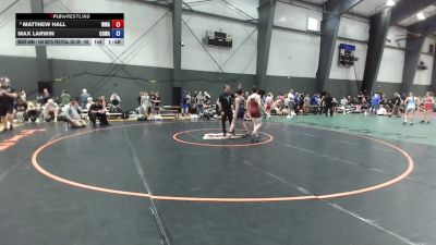 14U Boys Festival GR GR - 100 lbs 5th Place Match - Matthew Hall, Whatcom Wrestling Academy vs Max Larwin, COWA