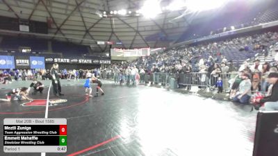 53 lbs Semis - Meztli Zuniga, Team Aggression Wrestling Club vs Emmett Mahaffie, Steelclaw Wrestling Club