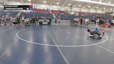 126 lbs Champ. Rd Of 32 - Matthew Valdez vs Christopher Ramirez, Aces Wrestling Academy