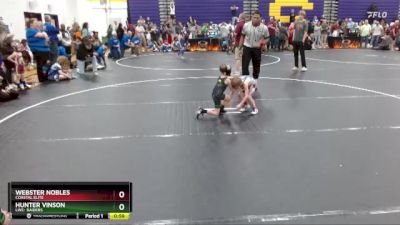 41 lbs Cons. Semi - Webster Nobles, Coastal Elite vs Hunter Vinson, LWC: Raiders