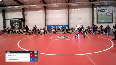 53 kg Rr Rnd 5 - Celine Frank, Michigan Rev Yellow vs Kiely Domyancich, Illinois Cornstars Women