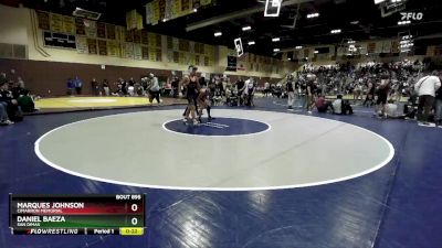 132 lbs Cons. Round 4 - Daniel Baeza, San Dimas vs Marques Johnson, Cimarron Memorial