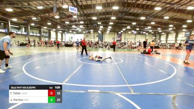 145 lbs Rr Rnd 2 - Trace Taber, Journeymen Wrestling Blue vs JJ Harlow, Eastside Ice